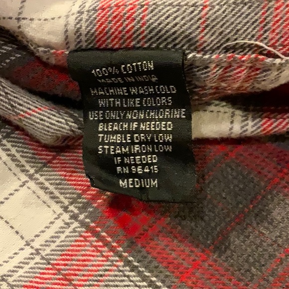 Free Nature slim fit flannel button down shirt - Picture 6 of 6